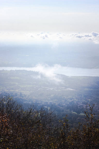 istock Top view of a lake 2181954008