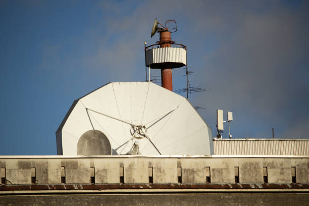parabolic antenna satellite land earth station