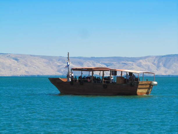istock a beautiful ship is sailing in the blue sea 2181962358