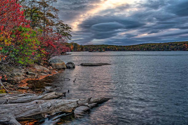 istock Harriman State Park, at the lake at sunrise 2181966408
