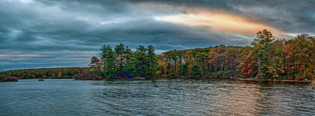 istock Harriman State Park, at the lake at sunrise 2181966416