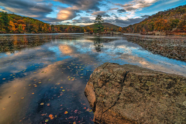 istock Harriman State Park, at the lake at sunrise 2181966707
