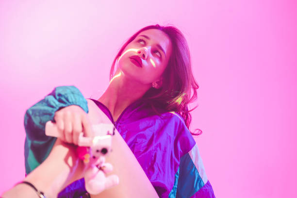 istock Cyberpunk woman 2181967285