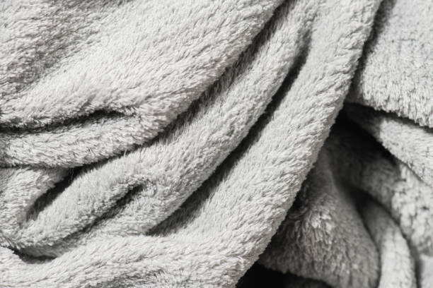 Beige cotton bath towel texture abstract background, Close-up Based on a High-quality Studio shot