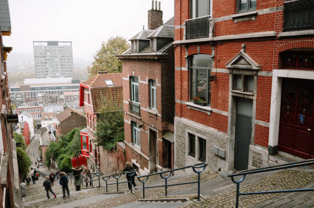 istock Montagne de Bueren staircase in Liege 2181969722