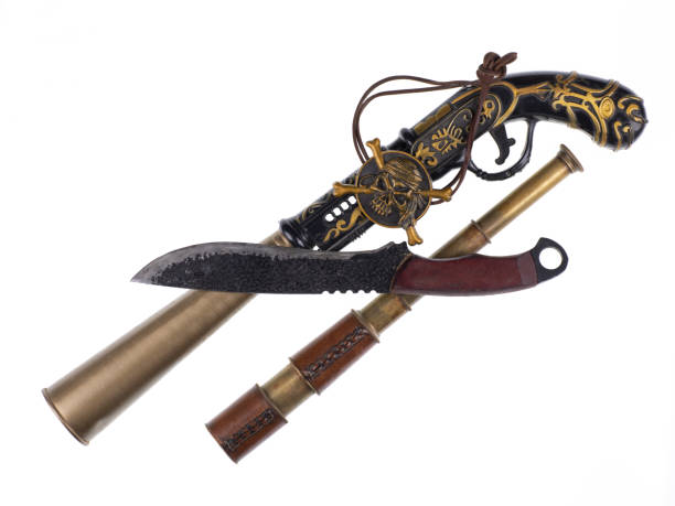 istock pirate flintlock blunderbuss isolated on white background 2181970767