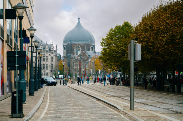 istock Street in Liege, Belgium 2181971316