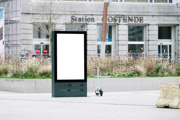istock Blank billboard in a city 2181971535