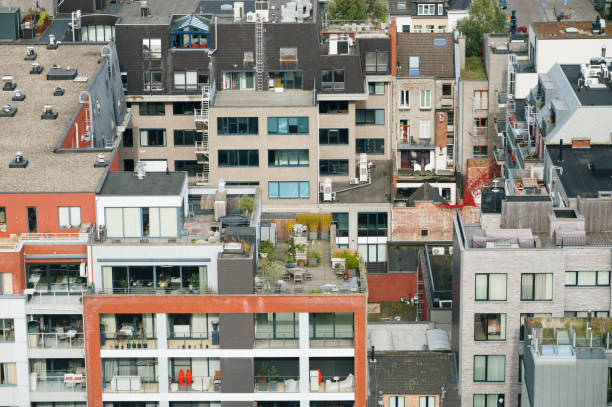 istock Residential buildings from above 2181971611