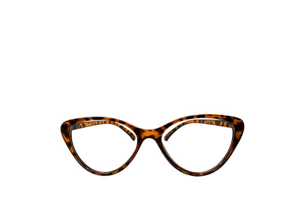 istock Pair of women's glasses with a tortoiseshell cat eye shape frame 2181972277