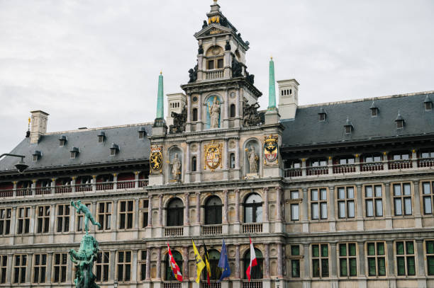 istock Antwerp city hall building 2181972569