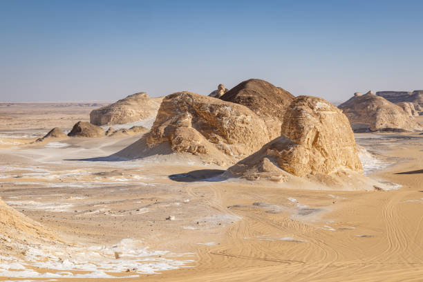 istock Rock formations in the Western Desert of Egypt. 2181984222