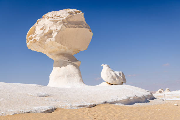 istock Rock formations in the White Desert of western Egypt. 2181984407