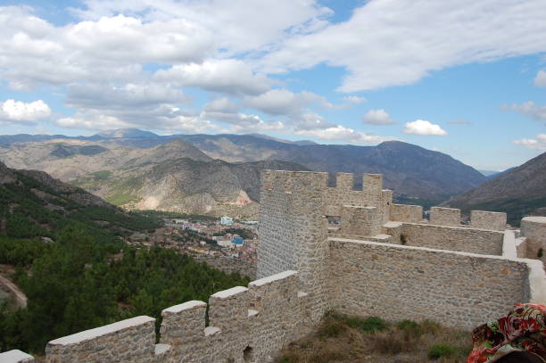 istock Majestic Fortress Overlooking the Valley 2181986137