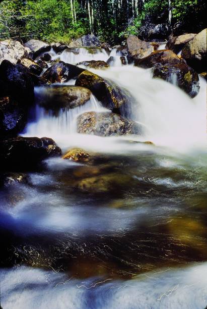 istock Cataract Creek, Lower Cataract Lake, Elliot Ridge and North Gore Range Trail Gore Range Eagles Nest WIlderness White River National Forest Colorado Rocky Mountains September 1983 2181988700