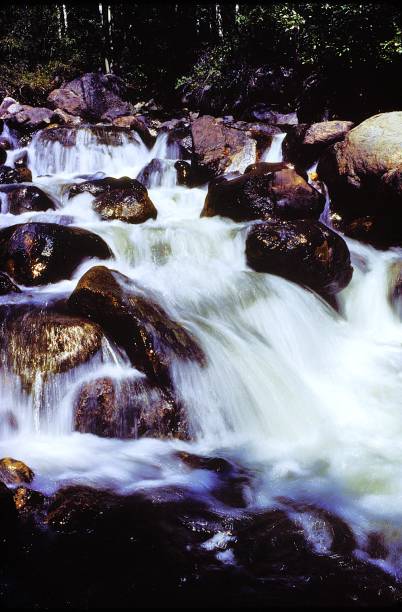 istock Cataract Creek, Lower Cataract Lake, Elliot Ridge and North Gore Range Trail Gore Range Eagles Nest Wilderness White River National Forest Colorado Rocky Mountains September 1983 2181988719