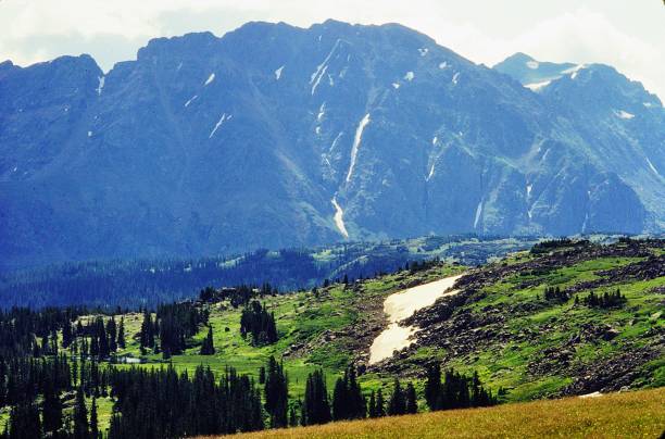 istock Lower Cataract Lake, Elliot Ridge and North Gore Range Trail Gore Range Eagles Nest Wilderness White River National Forest Colorado Rocky Mountains September 1983 2181988746