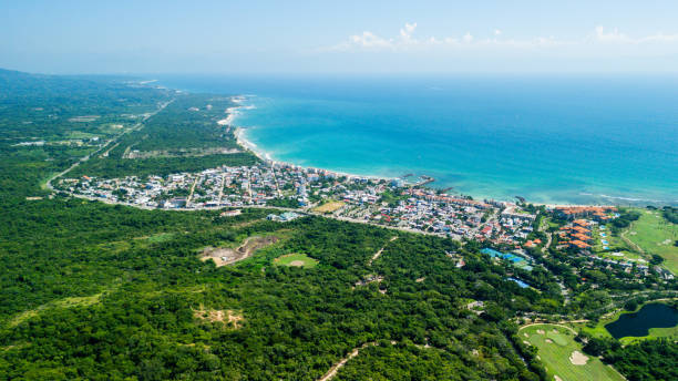 istock Mexican Beach Town Surrounded by Nature. Punta Mita, Nayarit 2181989204