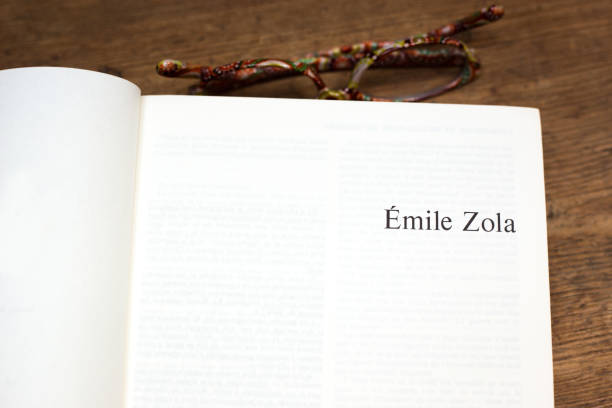 Open Book Author Page: Emile Zola, Eyeglasses