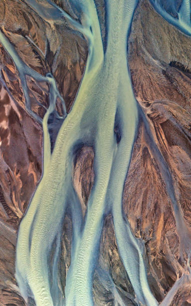 istock icelandic glacier river delta from above 2181999865