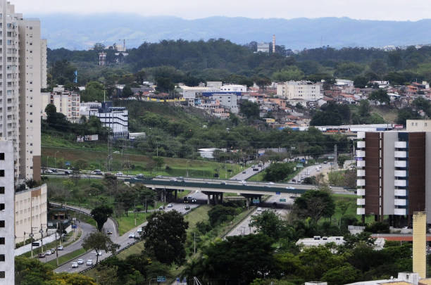istock View of the Presidente Dutra highway, BR-116 2182002336
