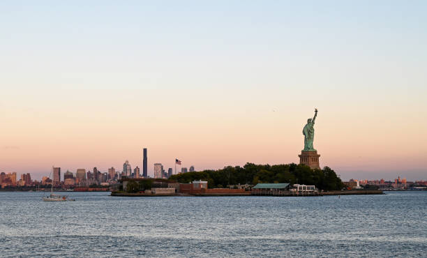 istock Statue of Liberty at Sunset 2182011085