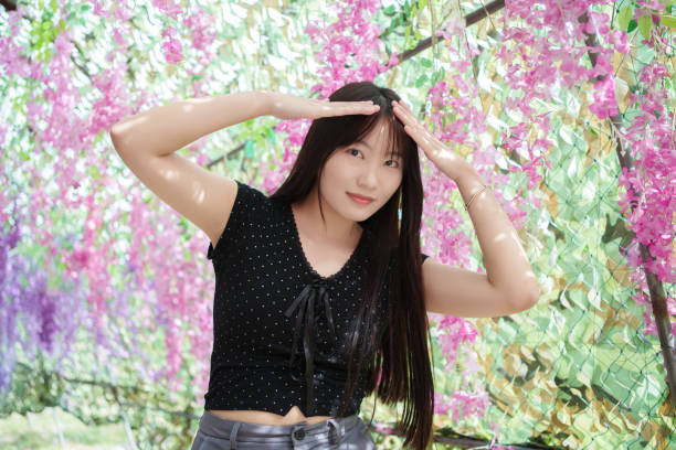 a beautiful asian woman