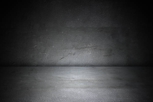istock Surface of black concrete floor on room. Abstract texture with smoke 2182030607