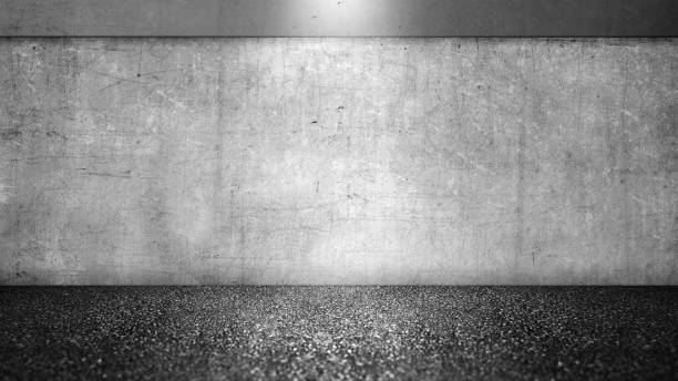 istock Surface of black concrete floor on room. Abstract texture with smoke 2182030612