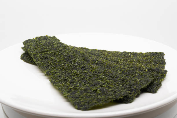 istock Crispy Green Seaweed Snack. 2182035377
