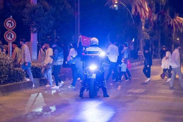 Manavgat-Antalya:Türkey  October 29,2024 The 100th anniversary of the founding of the Republic of Turkey was celebrated with great enthusiasm in every city of the country. The public participated intensively in the Lantern Procession held in Antalya.