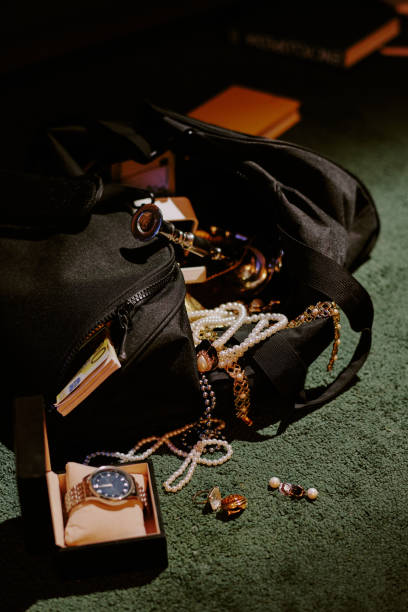 istock Bag with Stolen Jewelry 2182042686