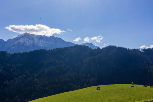 The mountains of Alta Badia, Trentino - Alto Adige, at the beginnin of autumn