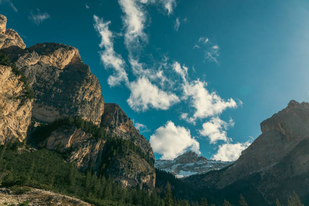 The mountains of Alta Badia, Trentino - Alto Adige, at the beginnin of autumn