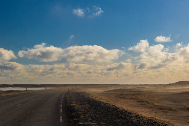 The sun gives always a beautiful atmosphere in late winter in  iceland