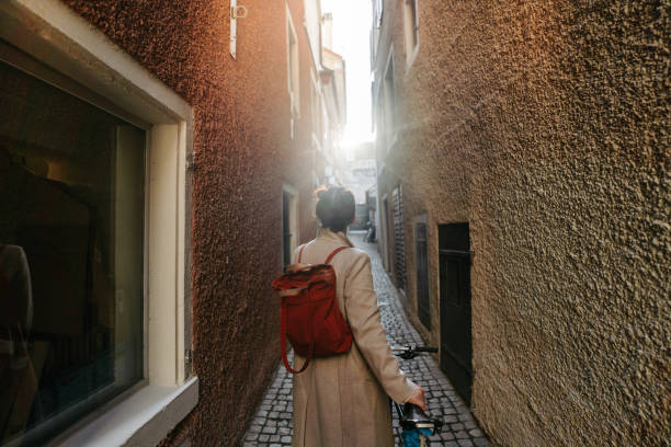 istock Daily commute on a bicycle in Europe 2182060975