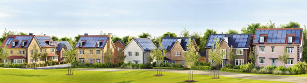 istock Street with Solar-Powered Homes 2182062044