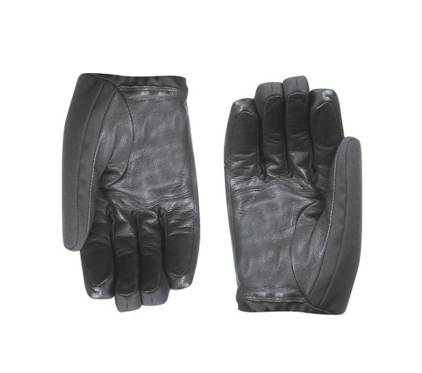 istock A pair of black warm gloves isolated 2182064229