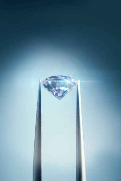 Dazzling diamond, transparent background. vector