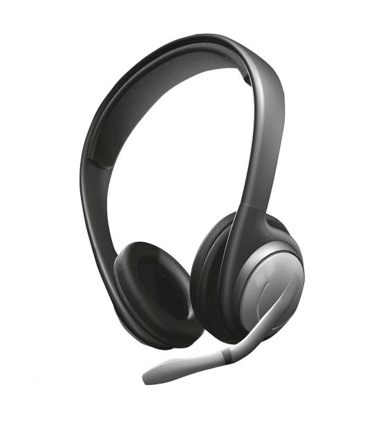 istock Headphones with Mic isolated 2182067637