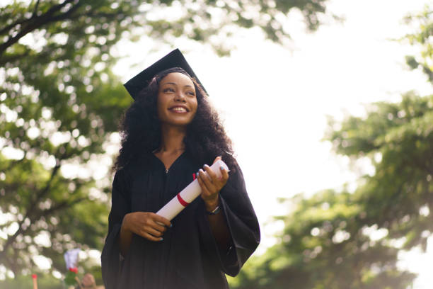 istock Happy and excited students in their graduation ceremony. 2182068111