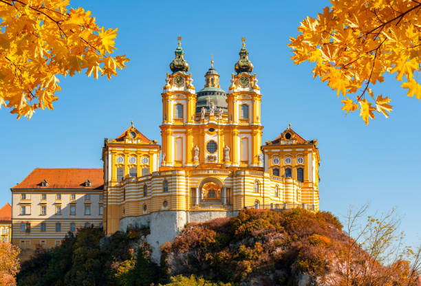 istock Melk abbey in Wachau valley in autumn, Austria 2182069580