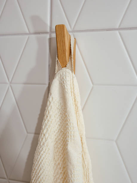 istock linen towel for home, kitchen and shower 2182070742