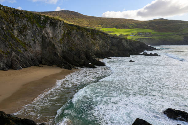 Rugged coast lines of the west of Dingle Peninsula, County Kerry, Ireland