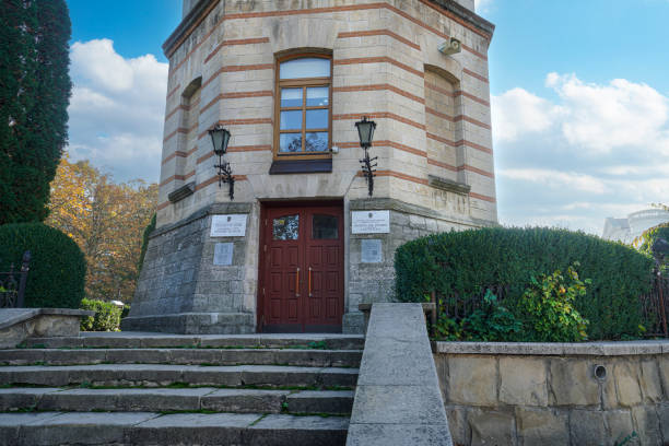 Chisinau, Moldova. October 25, 2024.  External view of the Chisinau City History Museum in thr city center