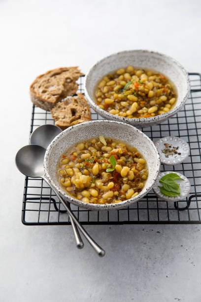 istock Bean soup with mushrooms 2182087087