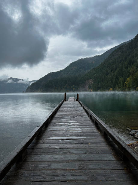 istock Dock on Lake Crescent, Olympic National Park 2182088505