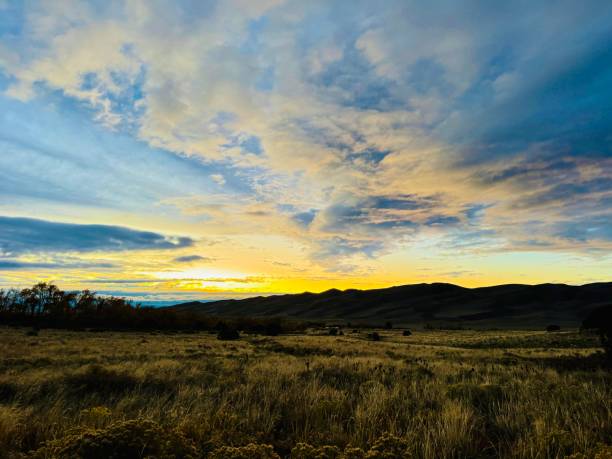 istock Sunset over the Great Sand Dunes 2182093557