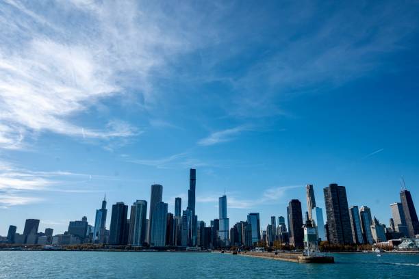 istock Downtown Chicago and Lake Michigan 2182100085
