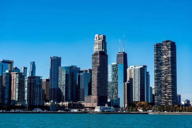 istock Downtown Chicago and Lake Michigan 2182100127
